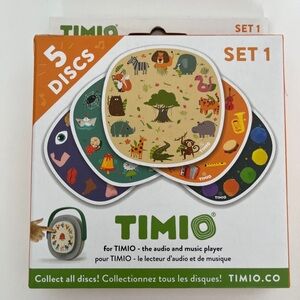 TIMIO Set #1 - 5 Disc Set For TIMIO Music Audio Player Educational Learning NEW